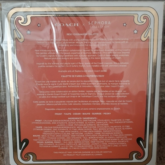 Coach x Sephora rexy eyeshadow palette - Picture 8 of 10